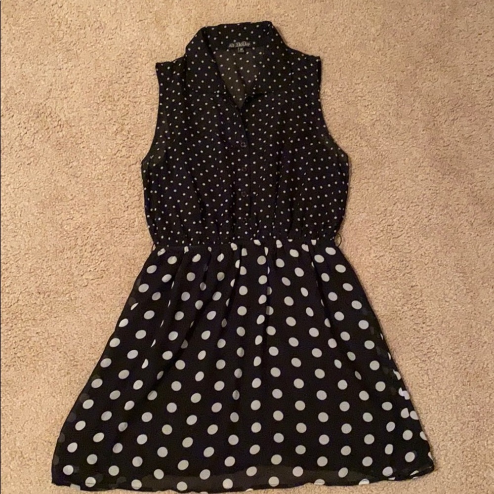 BeBop Polka dotted color dress